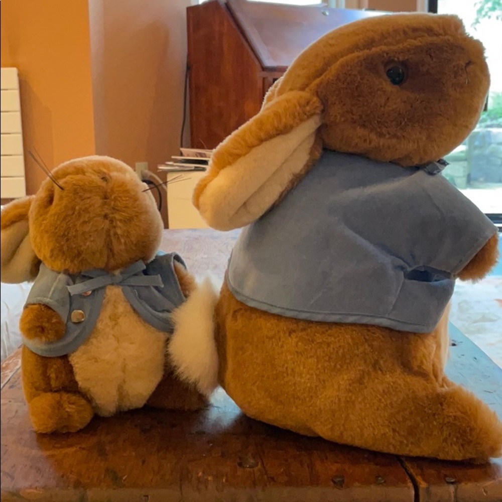 8 inch tall plus Peter rabbit